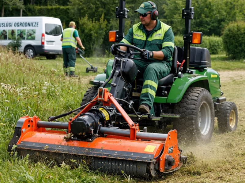 Koszenie bijakowe nieużytków i farm fotowoltaicznych — Wrocław